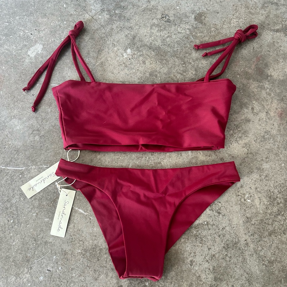 Elegant Red Bikini Set